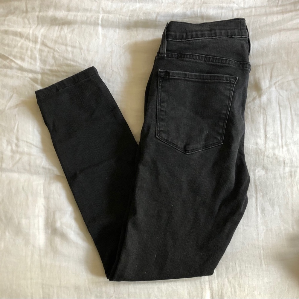 Frame Denim Black Skinny Jeans